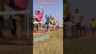 Best hurdle workout in kautilya physical academy gandhi maidan Patna 😱hurdles shortvideo bp army [upl. by Asseram]