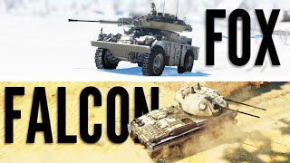 British Rat Duo  Falcon  Fox  War Thunder Ground RB [upl. by Soluk987]