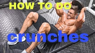 HOW TO DO crunches perfect crunch for beginners कैसे करने के लिए शुरुआती के लिए सही क्रंच करें [upl. by Leola603]