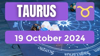 Taurus horoscope  Taurus Horoscope for Today 19 October 2024 [upl. by Hewart]