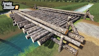 Can You Build a Bridge Like that in Farming Simulator 19  FS19 Timelapse LS19 Mods [upl. by Monsour]