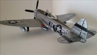 P47D Tamiya 172 The gorgeous warbird of Mr Tamiya [upl. by Annwahs]