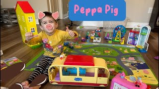 PEPPA PIG TOYS PRETEND PLAY [upl. by Annal]