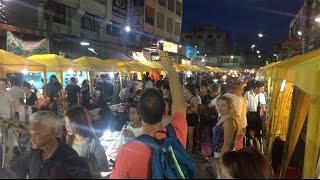 Walking Street Night Market in Krabi Town [upl. by Alper171]