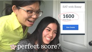 My Mom Reacts to my SAT Score [upl. by Lanor]