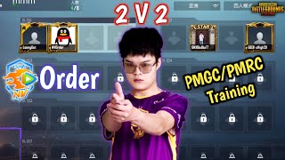 NV Order 2V2 uHigh BiuBiu TDM🔥 • PMGC 2021 FMVP back to Global Version PubgM [upl. by Llereg571]