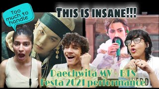 DAECHWITA  MV  BTS FESTA 2021 OT7 PERFORMANCE  REACTION This was beyond our imagination [upl. by Ansell]