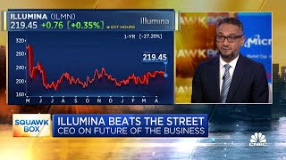 Illumina CEO Francis deSouza on Q1 earnings Grail acquisition [upl. by Glori]