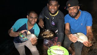 Fishing  on  the  rocks  of  Macqueripe  trinidad [upl. by Akenehs]