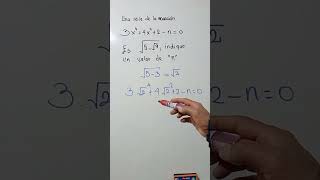 ECUACIÓN POLINOMIAL  pregunta de admisión UNCP algebra matematica preguntasdeadmision ecuacion [upl. by Nomad]