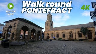 PONTEFRACT  A walking tour of Ponte in 4k  January 2024 [upl. by Paynter]