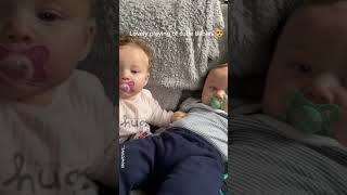 Lovely playing of cutie twins 🤩 Happy Babies Kidz View 💕 happybabieskidzview [upl. by Rebm911]