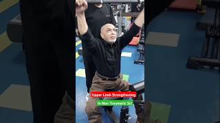 Upper limb Strengthening in spinal Cord InjuryPoliomyelitispoliovirusspinalcordinjurypain [upl. by Aimaj]