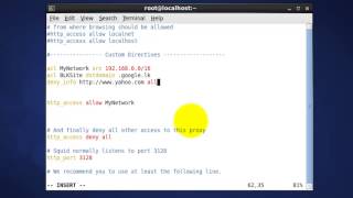 How to Redirect URL In Squid Proxy Server  TechwithGuru [upl. by Hafinah]