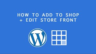 Bluehost WordPress Tutorial Upload item to WooCommerce Shop and Edit Shop Page Elixar Theme [upl. by Odnamla]