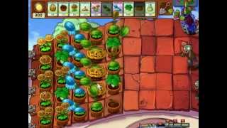 Plants vs Zombies Level 59 Second Time [upl. by Cristen]