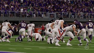 Bears 11 vs Vikings 11 Alltime teams regular season amp playoffs Season 8 [upl. by Arakihc122]