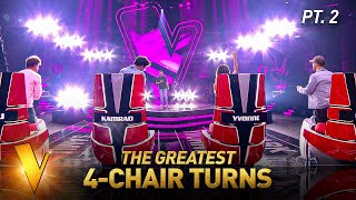 2024’s Greatest 4CHAIR TURNS on The Voice  Mega Compilation  Pt 2 [upl. by Alicia638]