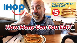 IHOP All You can Eat 5 Pancakes IHOP [upl. by Cronin]