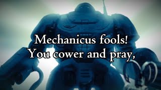 quotMechanicus FoolsquotMen of Iron AntiAdeptus Mechanicus song Sang by Silica Animus [upl. by Amapuna]