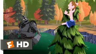 The Iron Giant 710 Movie CLIP  Cannon Ball 1999 HD [upl. by Ariak]