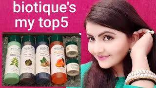 biotique top 5 my favorite products  RARA  AFFORDABLE and best ayurvedic product [upl. by Adnawuj180]