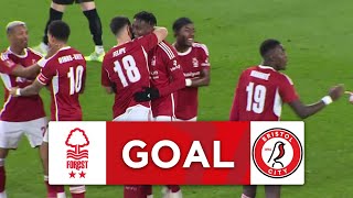 GOAL  Divock Origi  Nottingham Forest 10 Bristol City  Fourth Round Replay  Emirates FA Cup [upl. by Aneeram]