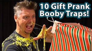 TOP 10 EVIL HolidayXmas GIFT BOOBY TRAP PRANKS [upl. by Elianora672]