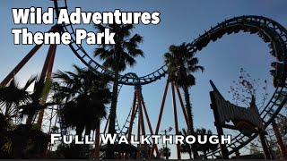 Wild Adventures Theme Park Full Walkthrough [upl. by Ailedua]