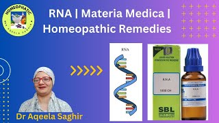 RNA  Joulian Materia Medica  Homeopathic Remedies پیچیدہ الرجی کا مکمل علاج [upl. by Yboc]