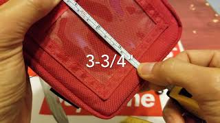 Legit Check SUPREME Utlity Pouch Shoulder Bag SS19  Measurements [upl. by Euqinamod736]