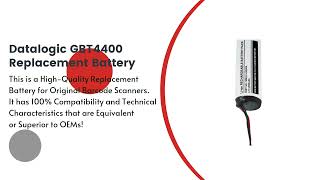 Replacement Battery for Datalogic GBT4400 [upl. by Devaj678]