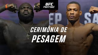 Cerimônia de Pesagem  UFC Charlotte Rozenstruik x Almeida [upl. by Suzanne752]