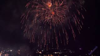 Interlaken Swiss National Day Fireworks 1 August 2019 [upl. by Harbison]