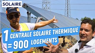 Centrale solaire thermique géante  chauffage et eau chaude pas chère [upl. by Anaitsirc73]