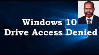 Fix Drive Access is denied in windows 10  Hard disk is not accessible [upl. by Poucher]