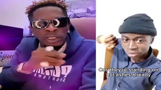 Shatta Wale reacts to Safo Newmans hype his fans respond to him [upl. by Yrian164]