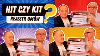 Rejestr umów  HIT czy KIT [upl. by Nirel]