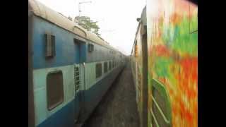 Parallel Race Duronto Overtaking Indian Express Train of INDIAN RAILWAYS [upl. by Wayne]