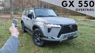 2024 Lexus GX 550 Overtrail Plus Start Up Exhaust Walkaround Interior and Review [upl. by Cadman]