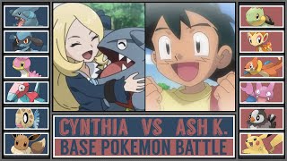 KID CYNTHIA vs KID ASH  Scarlet amp Violet Base Pokémon Battle [upl. by Reg181]