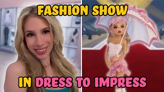 FASHION SHOW in DRESS TO IMPRESS on ROBLOX [upl. by Nahtannhoj856]