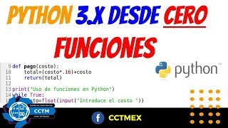 Funciones │Python │Ejemplos│¡Muy Básico [upl. by Atiekal298]