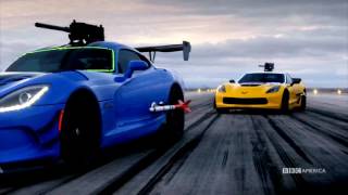 Viper vs Vette  Top Gear  Mondays on BBC America [upl. by Nagiem]