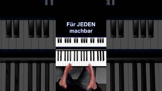 Klavier lernen in 1 min mit WowEffekt 😲 🎹 [upl. by Tremann]