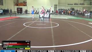 Junior 170 Parker Keckeisen Wisconsin Vs Ethan Geist Illinois [upl. by Ettennaej]