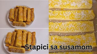 Brziprhki stapici sa susamom koji se tope u ustimaFast delicious and mouthwatering sesame sticks [upl. by Bacchus]