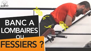 Muscler les FESSIERS grâce aux extensions au banc à lombaires Musculation de la chaîne postérieure [upl. by Eenoj]