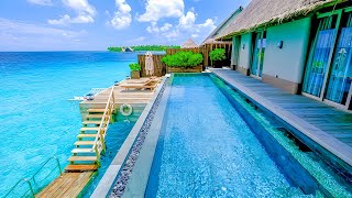 JOALI Maldives Luxury Art Resort Amazing Overwater Villa 4K Tour amp Vlog [upl. by Adahsar586]