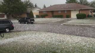 Altus Hail Storm  Golf Ball Size  June 16 2011  Oklahoma [upl. by Corneille]